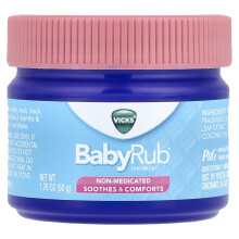 Vicks, Creme de Bebê, Emoliente Calmante, 1.76 oz (50 g)