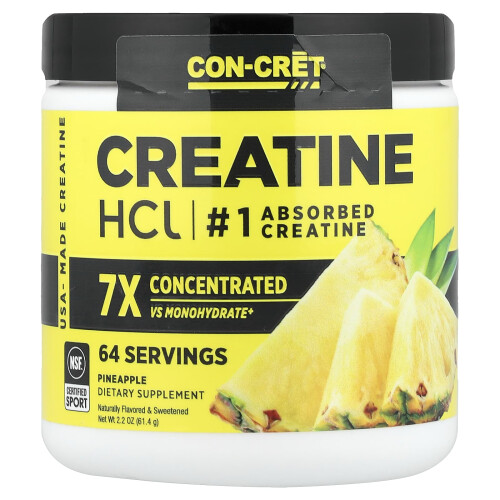 Con-Cret, Κρεατίνη HCI, Πορτοκάλι, 2.2 oz (61.4 g)