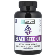 Zhou Nutrition, Olio di Semi di Nigella, 60 Capsule Vegetariani