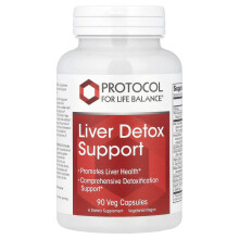 Suporte ao Detox do Fígado de Protocol for Life Balance, 90 Cápsulas Vegetais