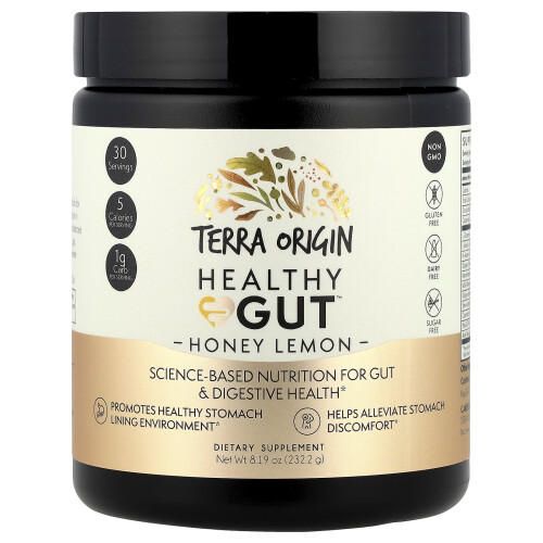 Terra Origin, Υγιής Εντέρου, Μέλι Λεμονιού, 8.19 oz (232.2 g)