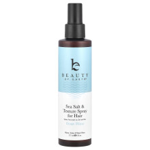 Beauty By Earth, Spray per Capelli e Testura con Sale di Mare, Volumizzante, Onda del Mare, 6 fl oz (177 ml)