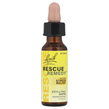Bach, pôvodné kvetné liečivá, Rescue Remedy, prírodná stresová úleva, 0,35 fl oz (10 ml)