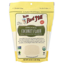 Bob's Red Mill, Organic Coconut Flour, Gluten Free, 1 lbs (453 g)