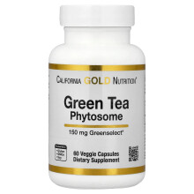 Super Nutrition, Green Tea Phytosome, 150 mg, 60 Kasvis kapselit