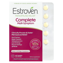 Estroven, Alívio Completo da Menopausa com Vários Sintomas, 60 Caplets