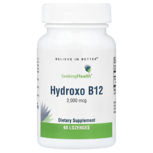 Seeking Health, Hydroxo B12, 2.000 mcg, 60 Lozenges