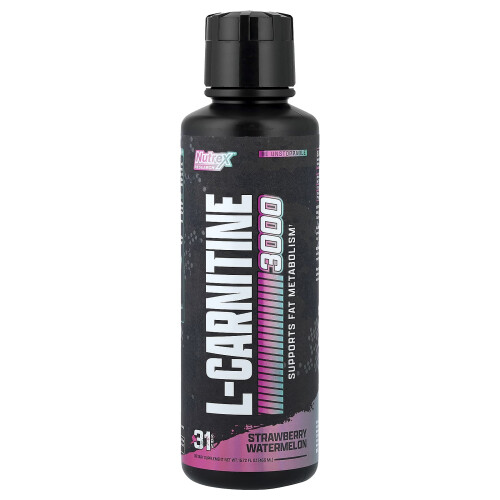 Nutrex Research, L-Carnitina 3000, Morango Melão, 15,72 fl oz (465 ml)