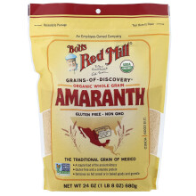 Bob's Red Mill, Amaranth Biologico, Grano Intero, 1 lb 8 oz (680 g)
