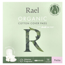 Rael, Ekologiska bomullspads, Petite, 14 pads
