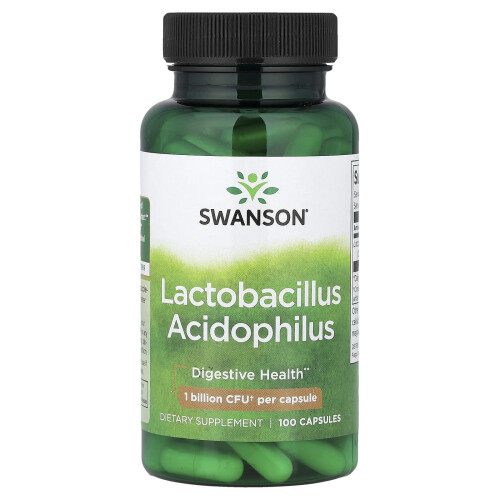Swanson, Lactobacillus Acidophilus, 1 Bilhão CFU, 100 Comprimidos