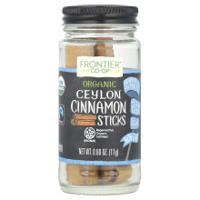 Frontier Co-op, Bastoncini di Cannella Ceylonica Organica, 0,60 oz (17 g)