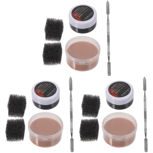 3Ensembles Cire Sculptée Peau Faux Blessures Pour Multi 2