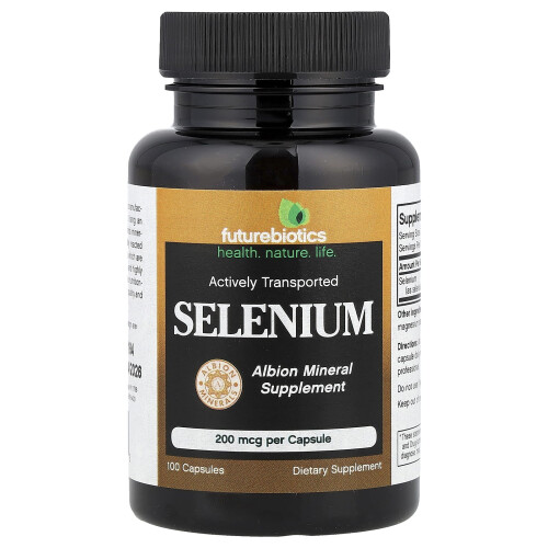Futurebiotics, Selen, 200 mcg, 100 Capsuler