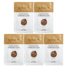 Idealove, Superfood Iho Säätiö, Sinä Teet Minulle Kookos, 5 Kauneus Lakanneet, 0.68 fl oz (20 ml) Kussakin
