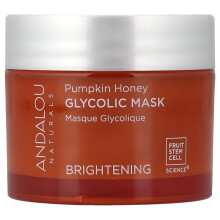 Andalou Naturals, Glykolická maska pre krásu, Dýňa a med, 1,7 oz (50 g)