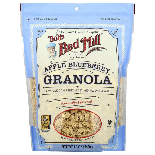 Bob's Red Mill, Granola, Maçã Mirtilo, 12 oz (340 g)