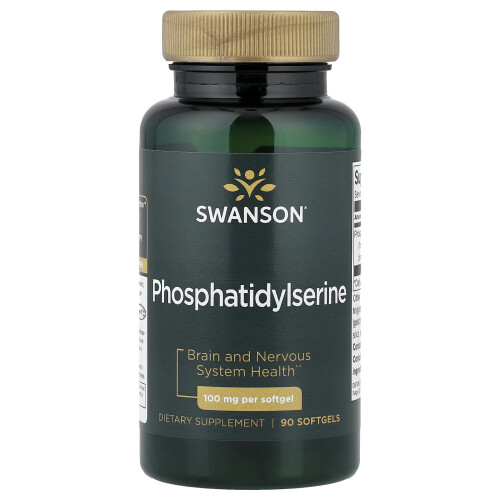 Swanson, Phosphatidylserin, 100 mg, 90 Weichgel