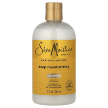SheaMoisture, Pastă de Shea Crăpată, Șampon de Înmuiere Profundă, Păr Curat până la Coilat, 13 fl oz (384 ml)