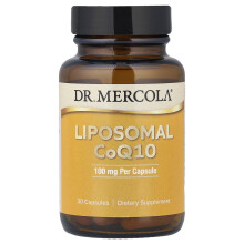 Dr. Mercola, Liposomální CoQ10, 100 mg, 30 Kapslí