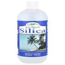 Eidon Ionic Minerals, Eidon Minerais Iônicos, Minerais Iônicos, Silica, 18 oz (533 ml)