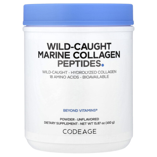 Codeage, Wild-Caught Θαλάσσια Κολάγηνι Πεπτίδια Πώρου, Ασυνέπεια, 15.87 oz (450 g)