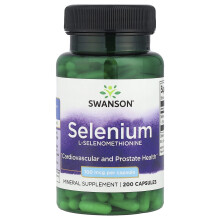 Swanson, Selenio, 100 mcg, 200 Capsule