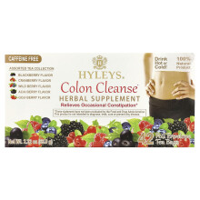 Hyleys Tea, Pulizia del Colon, Collezione di Tè Vari, Senza Caffè, 42 Buste di Tè in Follia, 0.05 oz (1.5 g) Ogni