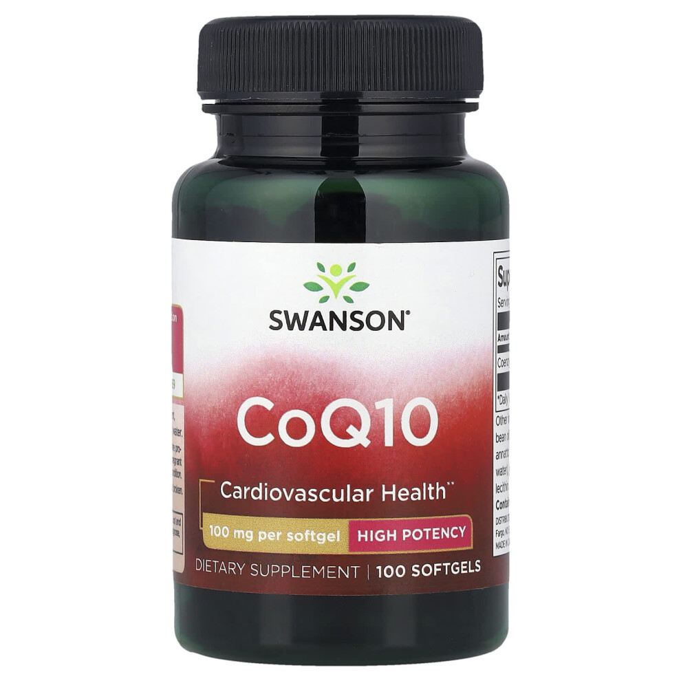 Swanson Coq10, 100Mg - 100 Softgels
