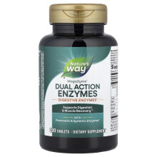 Nature's Way, MegaZyme, Kettős Hatású Enzimek, 200 Tabletta