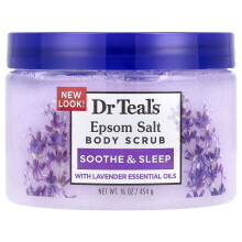 Dr. Teal's, Escova Corporal de Sal de Epsom, Lavanda, 16 oz (454 g)