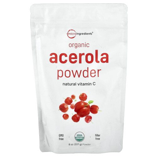 Micro Ingredients, Οργανική Acerola Powder, 8 oz (227 g)