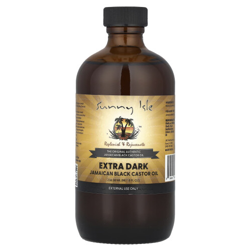 Sunny Isle, Μαύρος Καστανός Λιωτή Οϊλ, Extra Dark , 8 fl oz (236.58 ml)