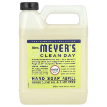 Mrs. Meyers Clean Day, Σαμπουάν Χεριών Αναπλήρωση, Λεμόνι Βερβένια, 33 fl oz (975 ml)