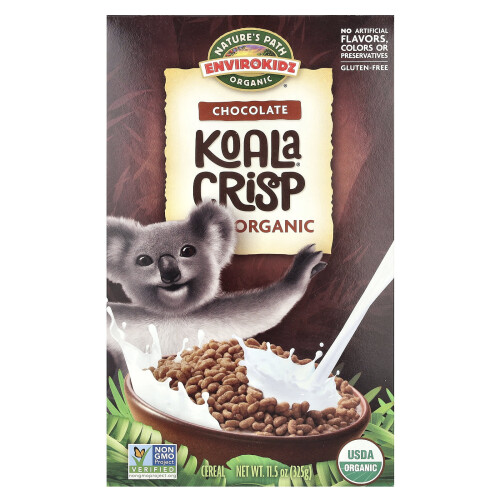 Nature's Path, EnviroKidz, Οργανικό Σοκολάτα Koala Crisp Σνακ, 11.5 oz (325 g)