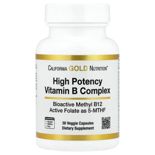 Lake Avenue Nutrition, Υψηλής Πυκνότητας Βιταμίνη Β Σύνθεσης, 30 Βοτάνιας Φιάλες