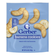 Gerber, Snacks voor Peuter, Bananen Cookies, 12+ Maanden, 5 oz (142 g)