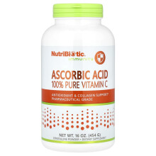 NutriBiotic, Imunita, Ascorbová kyselina, 100% Čistá Vitamin C, Kryštálová prášková látka, 16 oz (454 g)