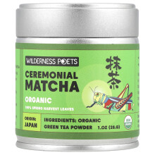Wilderness Poets, Orgaaninen Seremonialinen Matcha, 1 oz (28 g)