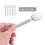 100-Piece Compact Grey Plastic Fork and Spoon Set 2-in-1 Tableware for Kitchen, Outdoor, Picnic Use 4