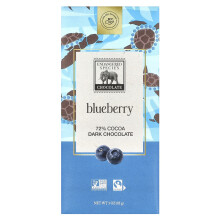 Endangered Species Chocolate, Morangos Azuis + Chocolate Escuro, 72% Cacau, 3 oz (85 g)