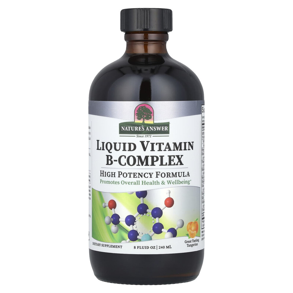 Nature's Answer Liquid Vitamin B-Complex Tangerine - 240Ml