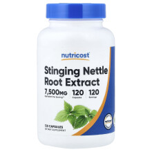 Nutricost, Stinging Nettle Root Extract, 7.500 mg , 120 Kapseln