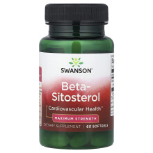 Swanson, Beta-Sitosterol, Maximum-Stärke, 60 Weichgel