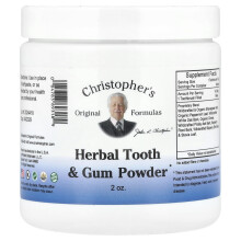 Christopher's Original Formulas, Pó de Dentes e Gengiva Herbal, 2 oz.