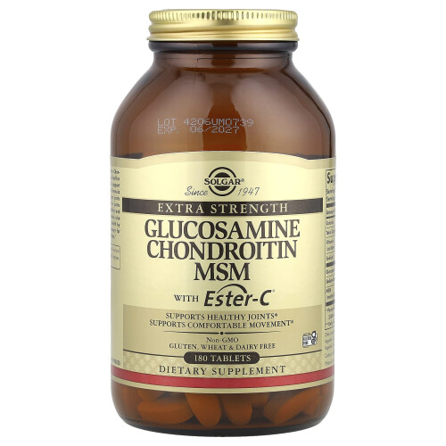 Solgar Solgar, Glukosamiini Kondroitin MSM Ester-C, 180 Tabletti
