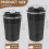 4er-Pack isolierte Edelstahl-Kaffeebecher (355 ml) 2