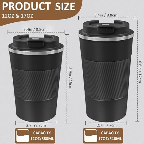 4er-Pack isolierte Edelstahl-Kaffeebecher (355 ml) 1