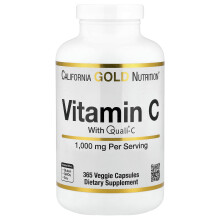 Lake Avenue Nutrition, Vitamin C, Quali-C, 1 000 mg, 365 veggie kapsulí