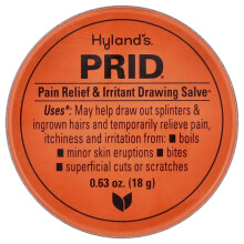Hyland's Naturals, Prid, Pijnverlichting & Irritatie Trekkende Zalf, 0.63 oz (18 g)